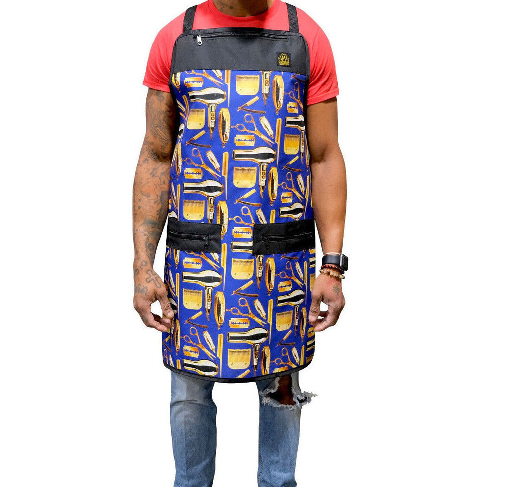 Professional Barber Apron Unisex Salon Protective Clothing with Pockets