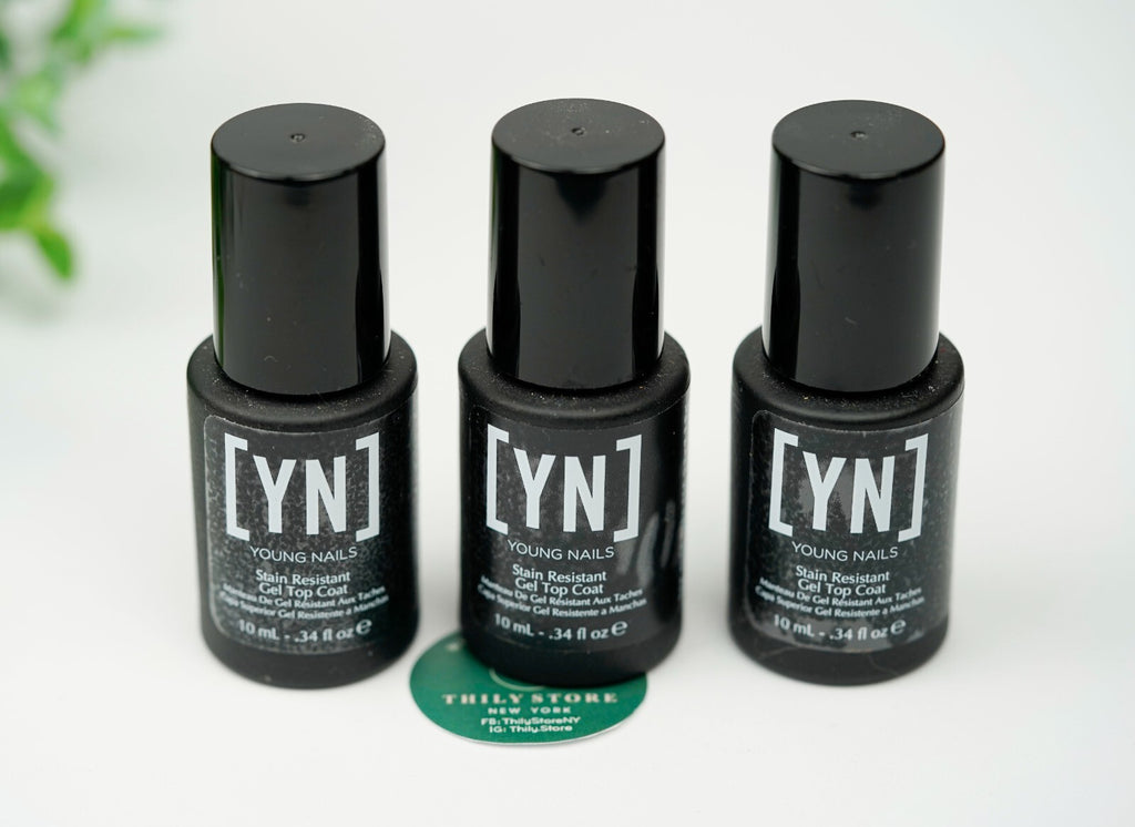 Stain Resistant Gel Top Coat for Nails - 10mL, Set of 3