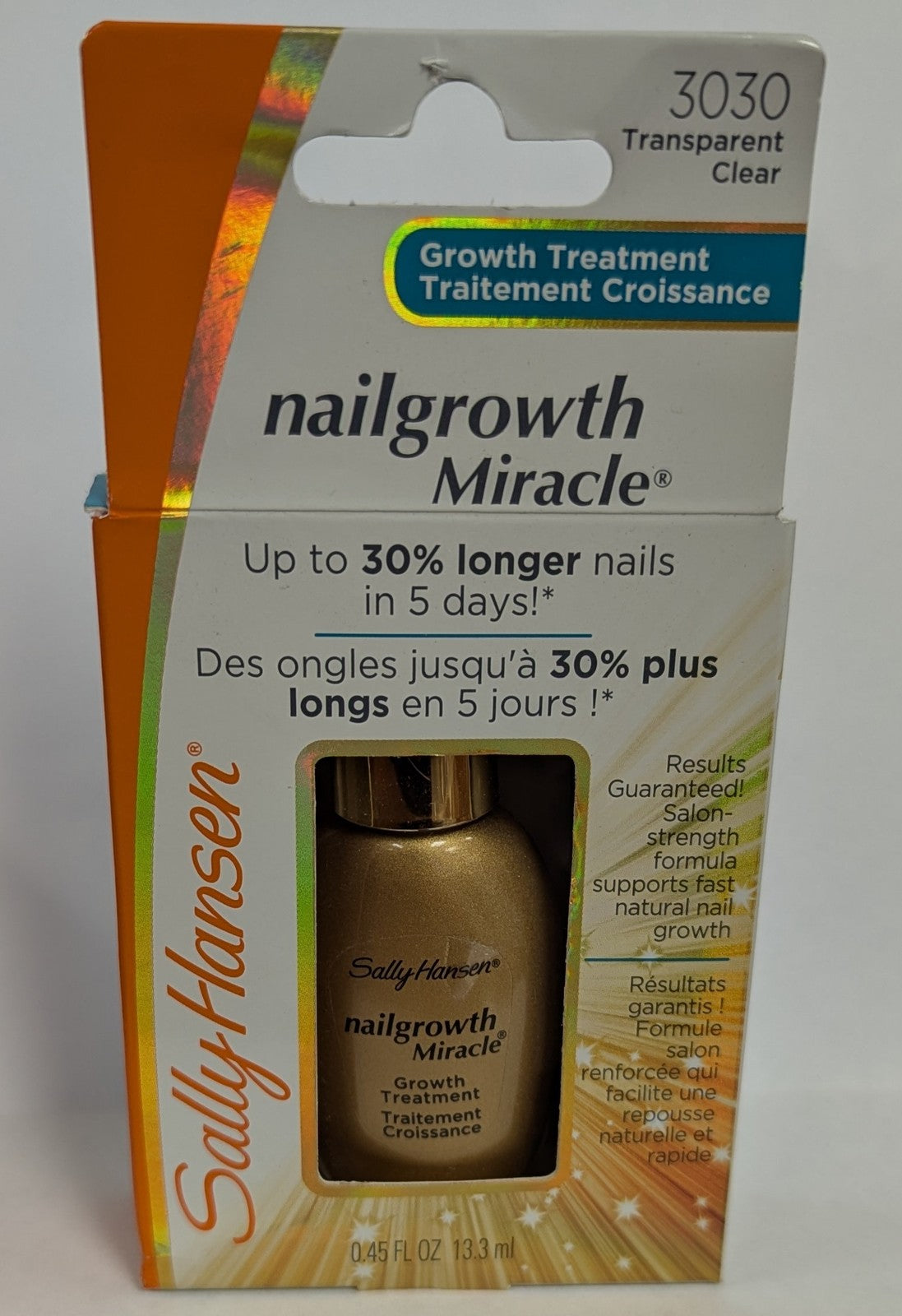 Nail Growth Serum - Clear Nail Strengthener for Faster, Longer Nails 0.45 oz
