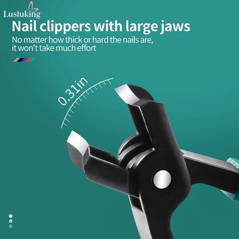 Extra Large Toe Nail Clippers for Thick Nails Heavy Duty Stainless Steel
