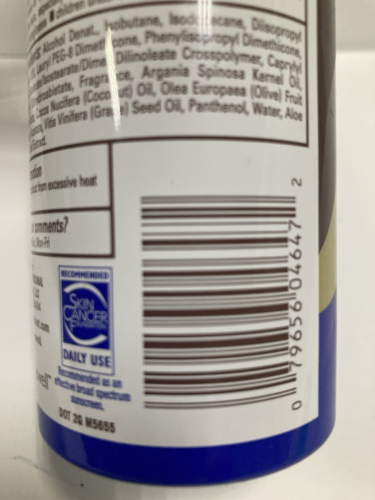 SPF 25 Dry Oil Sunscreen Spray with Coconut Oil - Water-Resistant, 6 Oz., 3 Pack