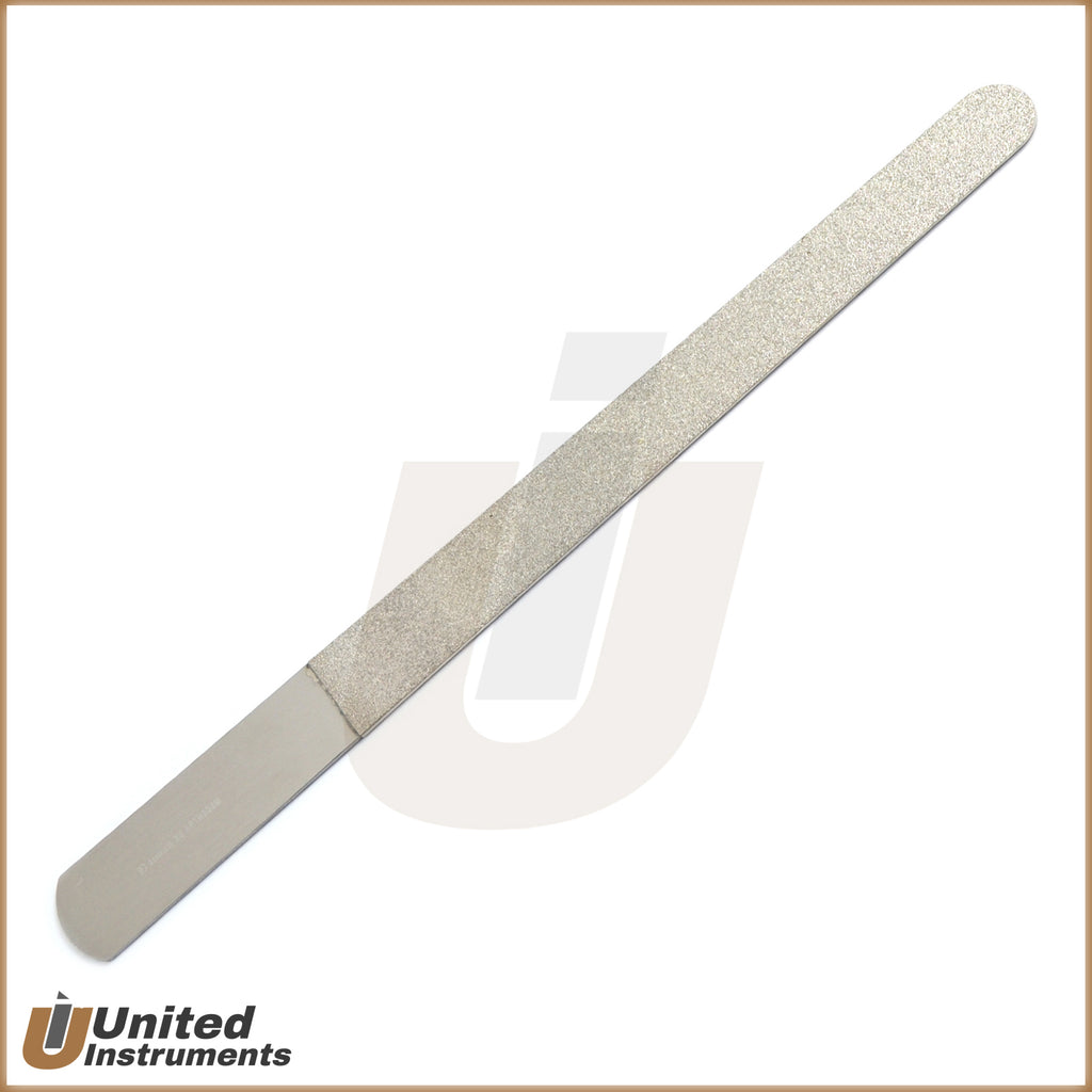 Professional Diamond Nail File for Foot & Nail Care - Double Ended Stainless Steel
