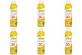 Sunscreen Spray SPF 30 - Hydrating Hawaiian Coconut Sun Protection, 5 oz Bottle, Pack of 6