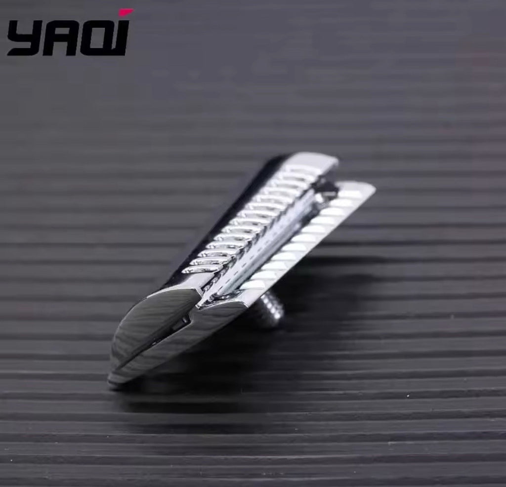 Yaqi Safety Razor Replacement Head for Slant Razors - Chrome Zinc Alloy