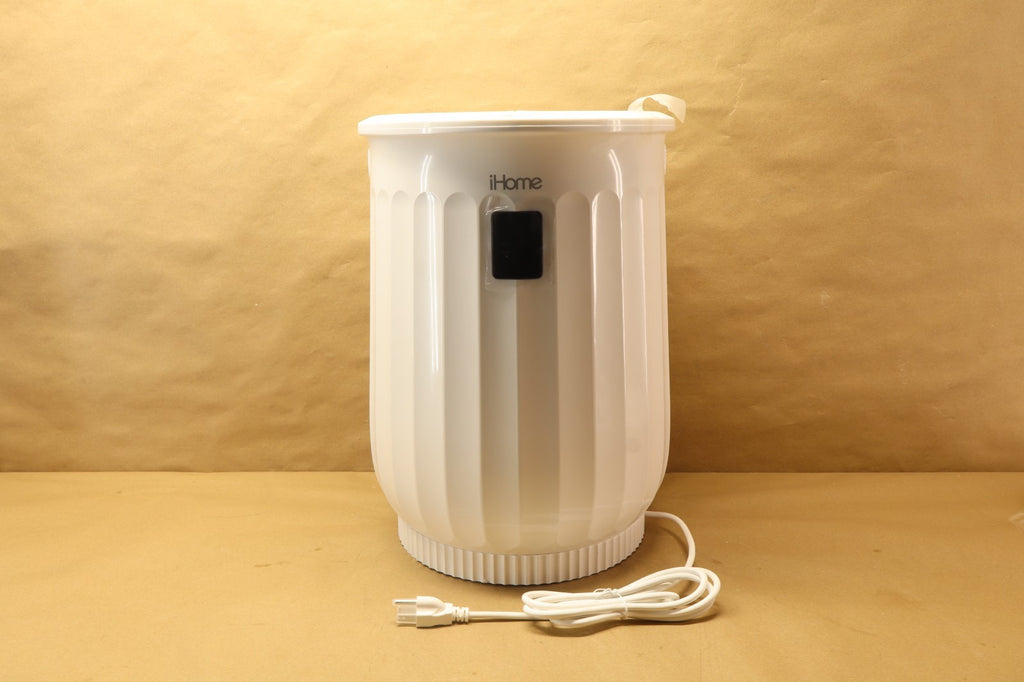 Luxury Towel Warmer Bucket with LED Timer and Fragrance Holder - 20L White