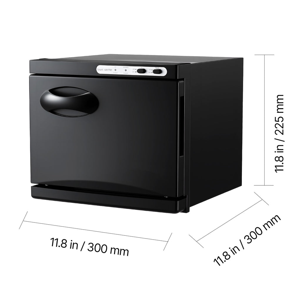 Commercial Towel Warmer Cabinet 1.76Gal with Rack for Hotels & Spas