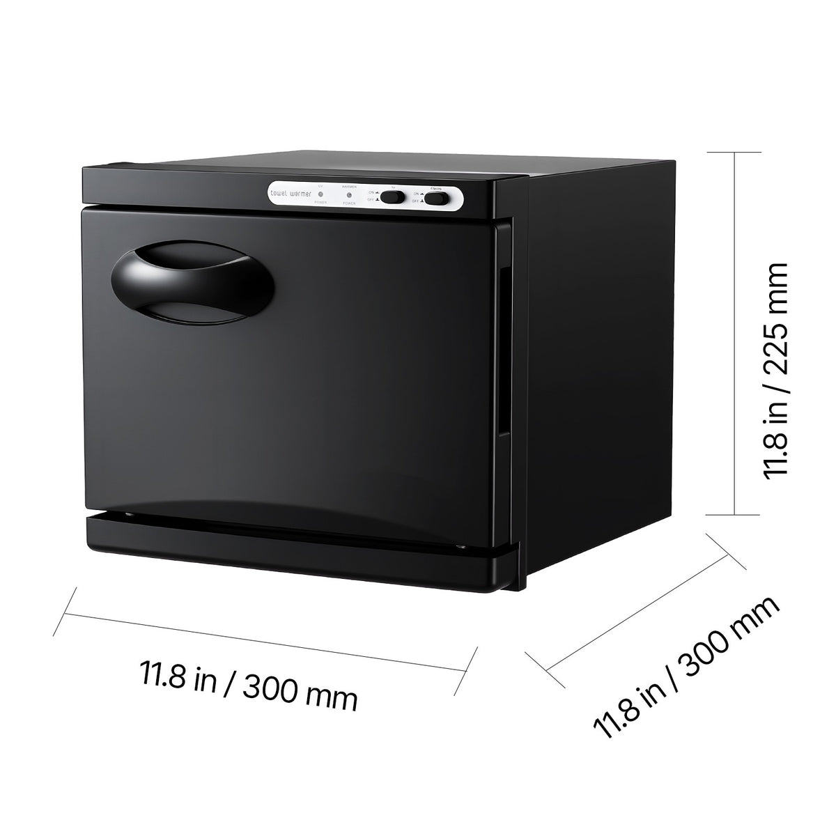 Commercial Towel Warmer Cabinet 1.76Gal with Rack for Hotels & Spas