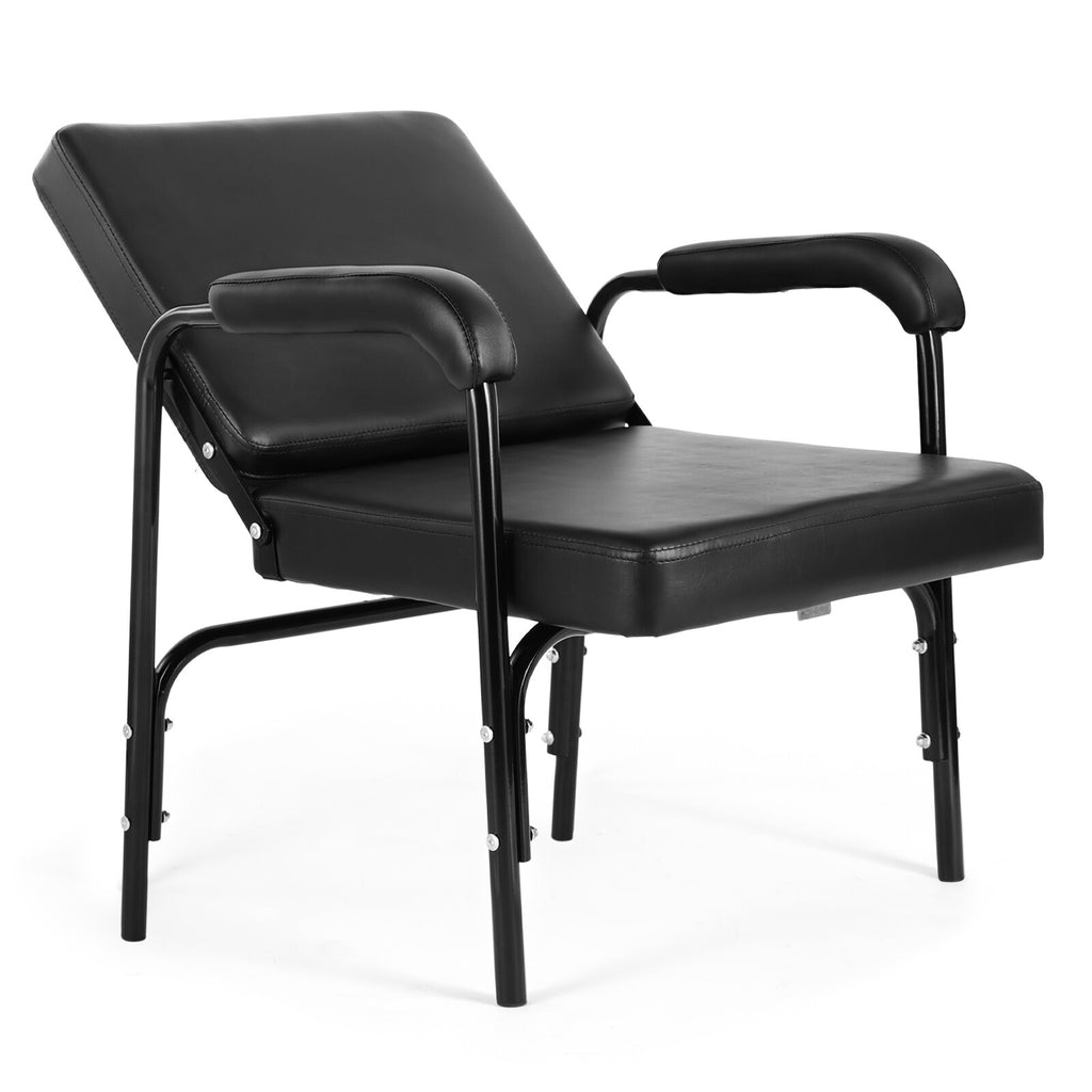Auto Reclining Salon & Barber Chair with Adjustable Backrest and Heavy Duty Frame