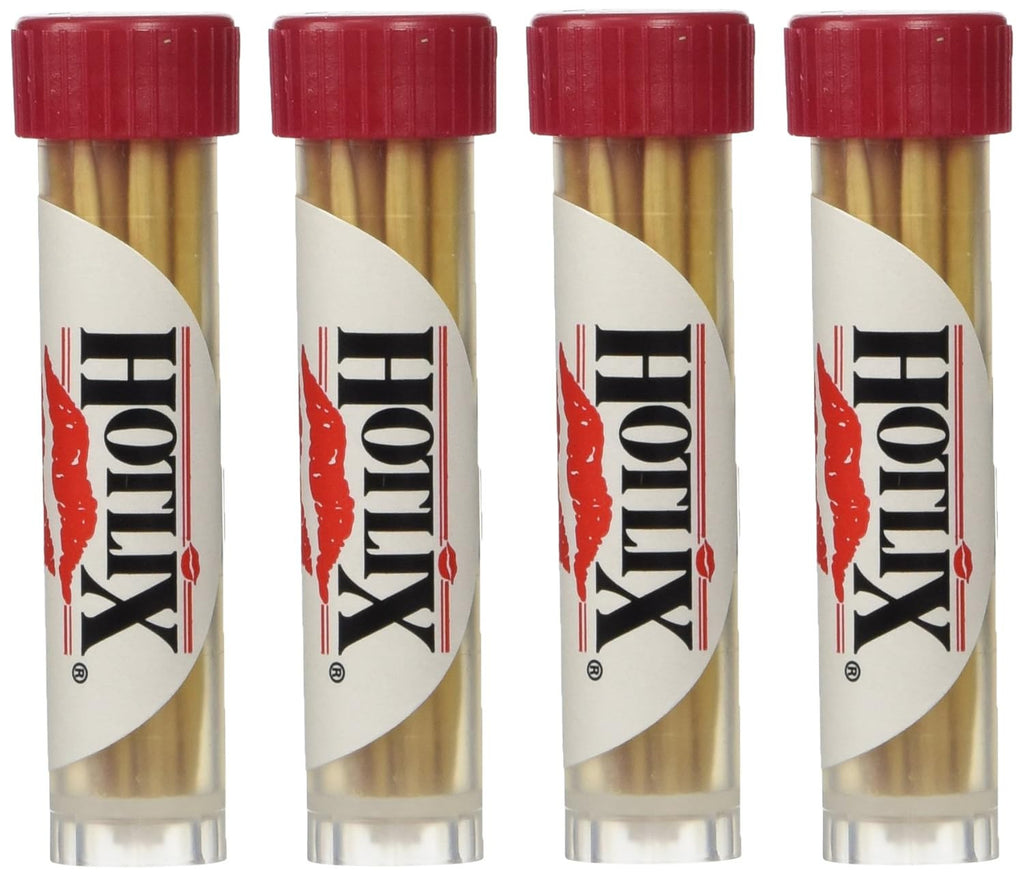 Cinnamon Flavored Toothpicks - 4 Re-Sealable Tubes for Fresh Breath