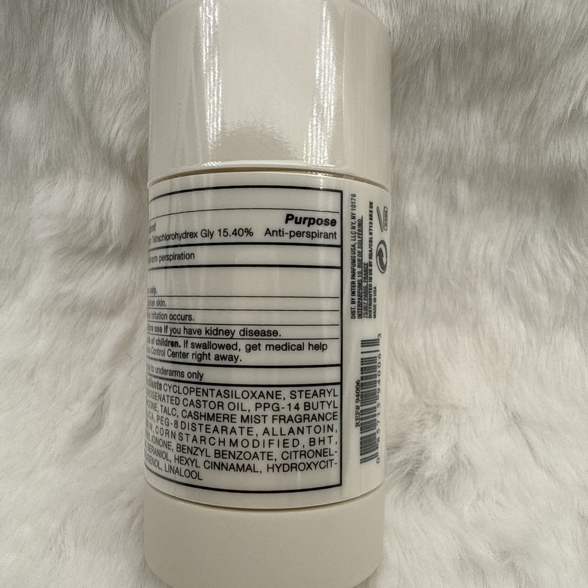 Women’s Anti-Perspirant Deodorant Stick – Donna Karan Cashmere Mist 1.7oz Sealed