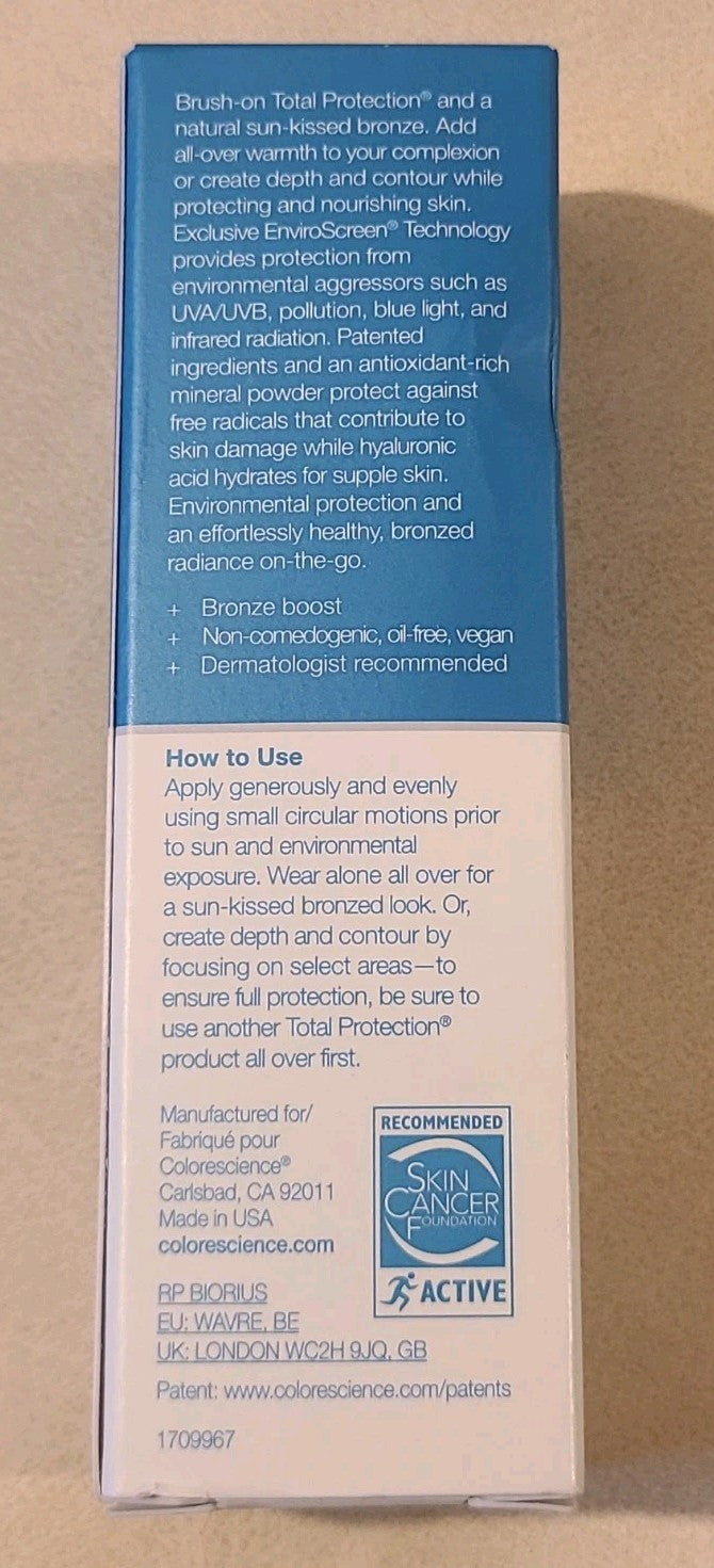 SPF50 Sun Protection Brush-On Shield Bronze 4.3g - Total Sun Defense