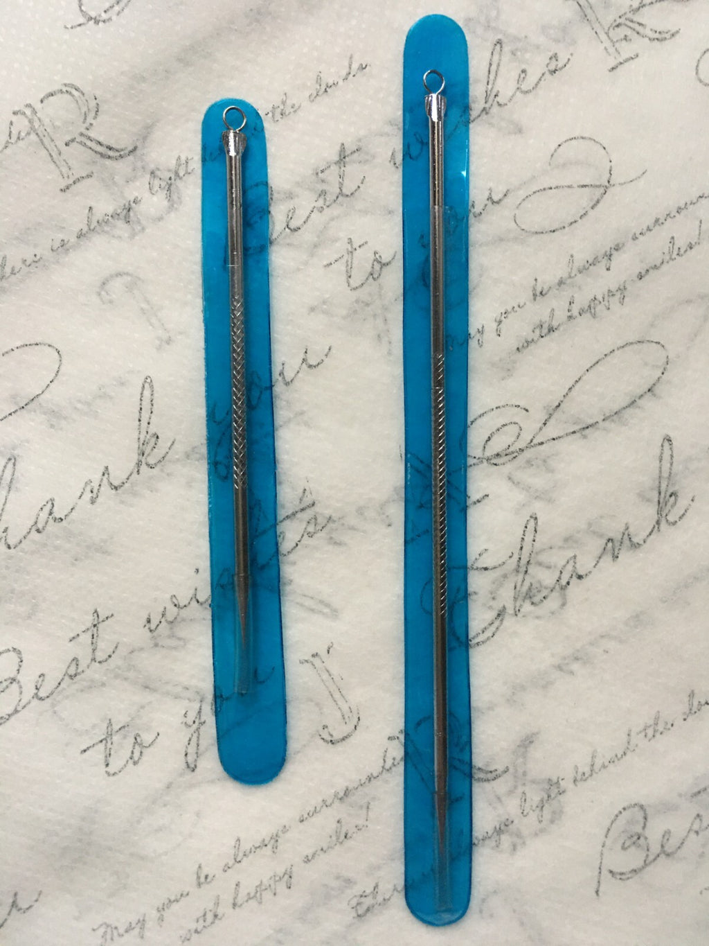 2 Pack Blackhead Remover Pins for Pore Clearing - Facial Extraction Tools