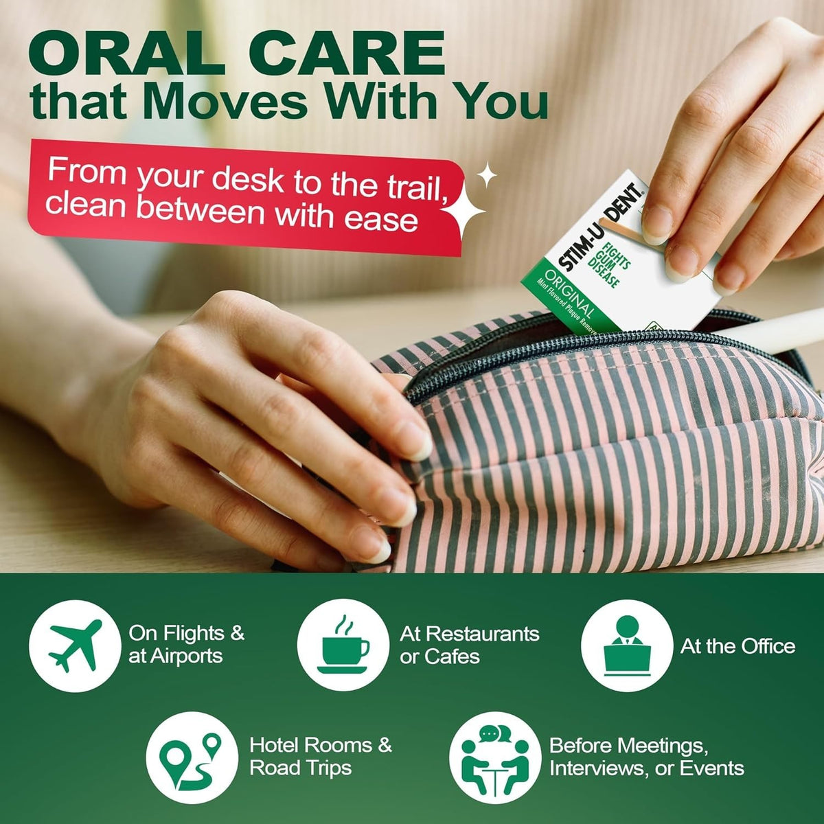 Plaque Removers Mint Flavor 200 Picks - Dental Floss Picks for Oral Hygiene