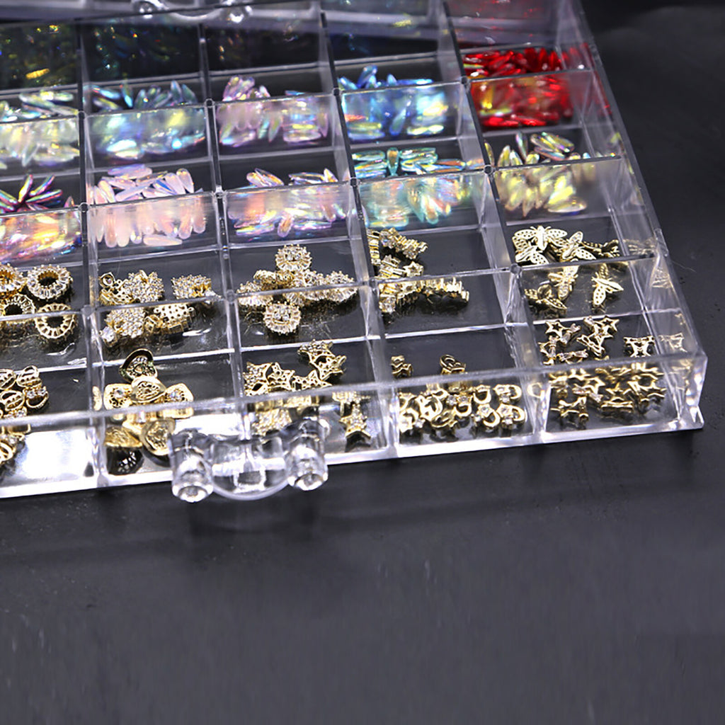 Acrylic Earring Jewelry Storage Box Organizer with 5 Drawers