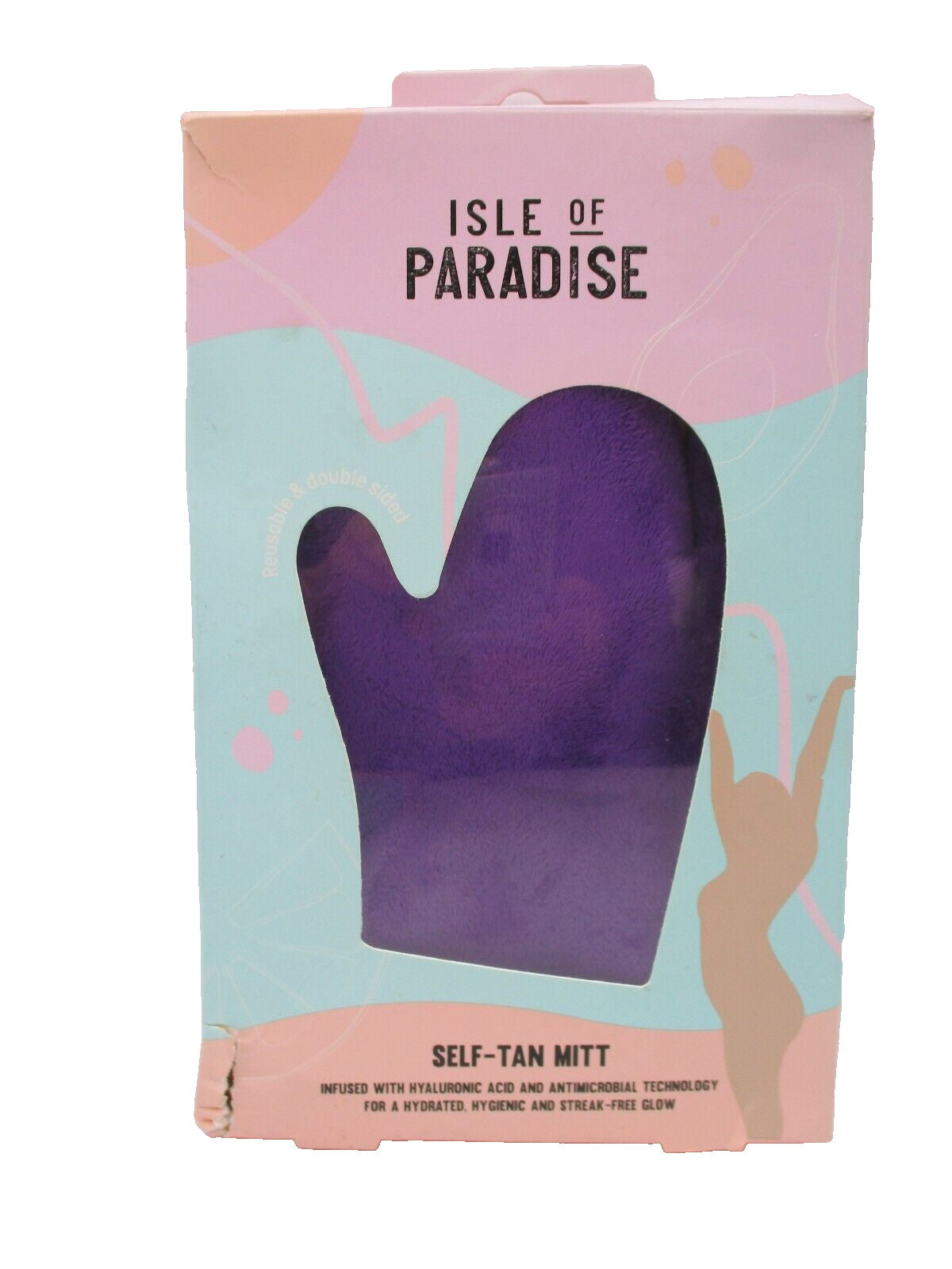 Reusable Double-Sided Self Tan Mitt for Sunless Tanning