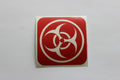 Biohazard Sign Glitter Tattoo Stencils – 20 Pack, One-Time Use