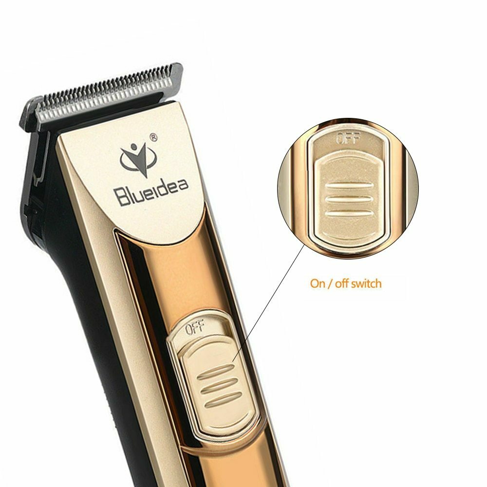 Rechargeable Men Hair Clipper Trimmer Beard Razor for Grooming