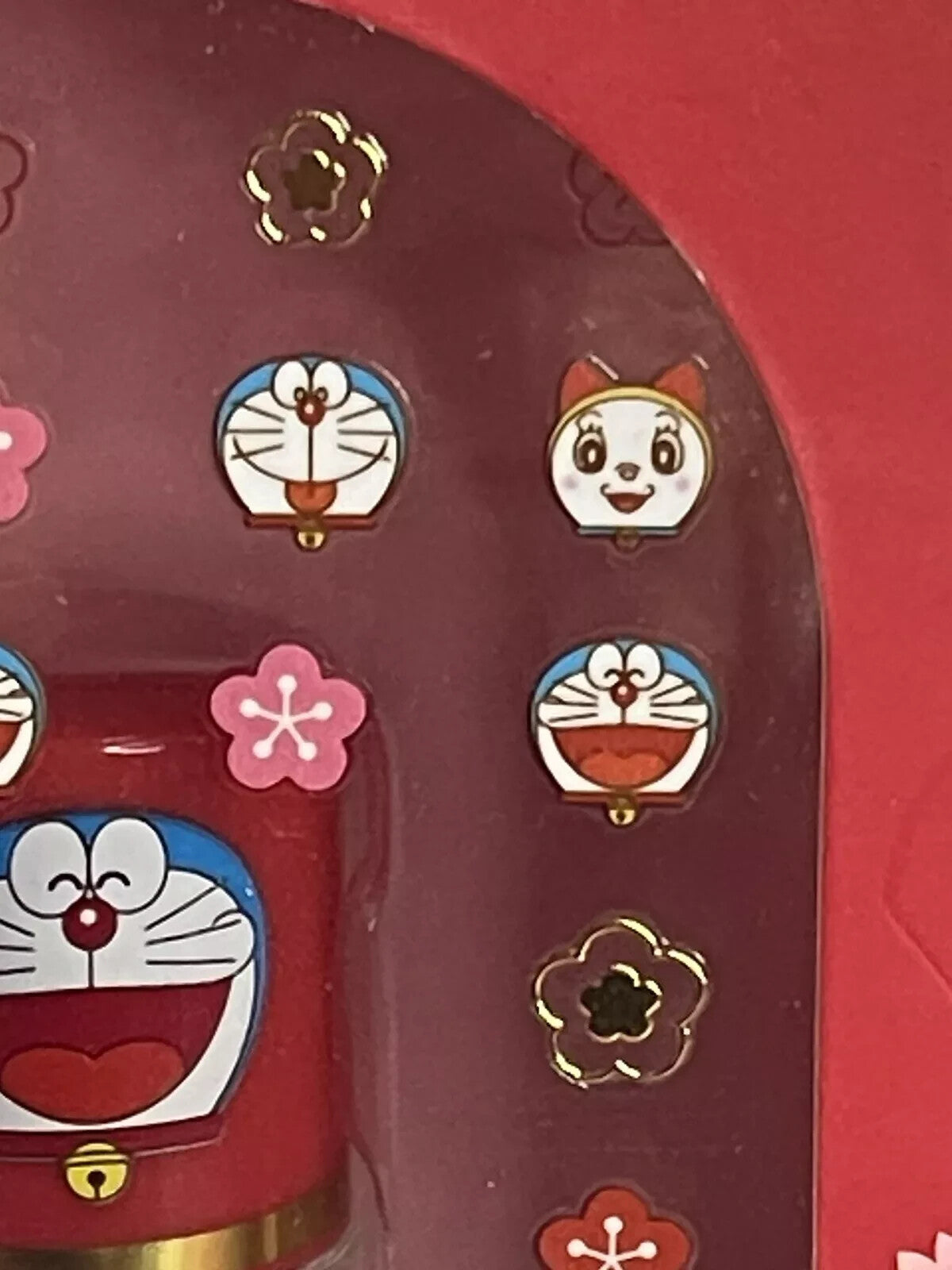 Doraemon Nail Decals & Clear Top Coat Kit for Cute Manicures