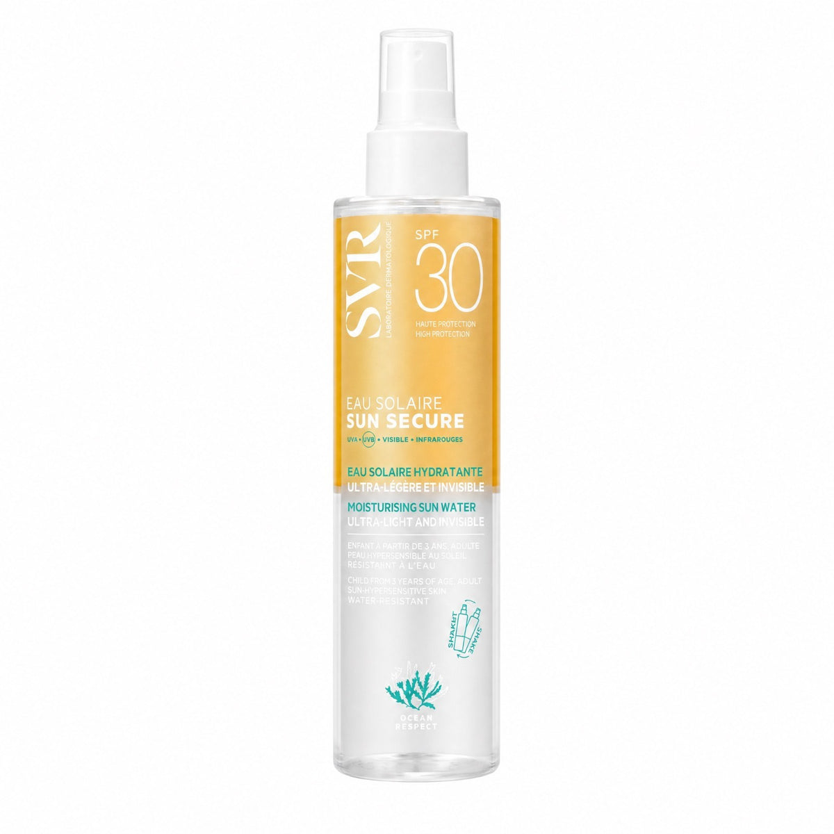 SPF 30 Water Sun Protection Spray - Lightweight Moisturising Sun Water
