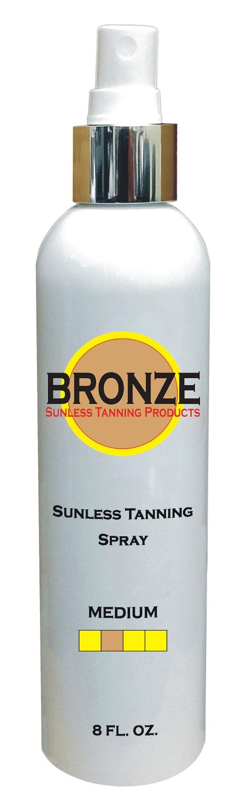 Self Tanner Spray with Mitt & Gloves - Natural Sunless Tan, 8 oz