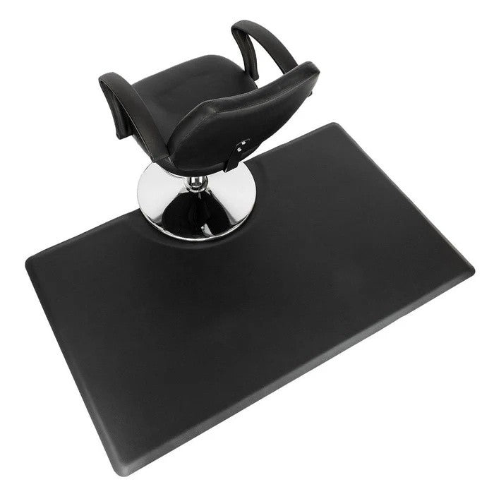 Anti-Fatigue Salon Mat 3ft x 5ft 5/8 Inch Thick Non-Roll Edge Black