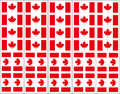 40 Tattoos Canadian Flag Temporary Tattoos - 5 Sheets, 8 Designs Each