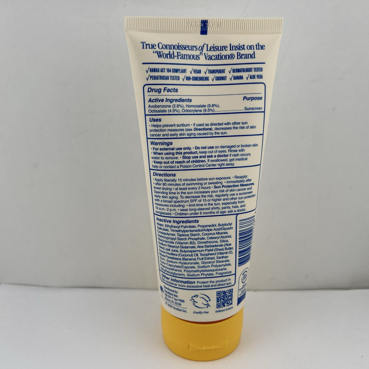SPF 50 Sunscreen Lotion - Large 6 oz Tube, Water-Resistant Sun Protection