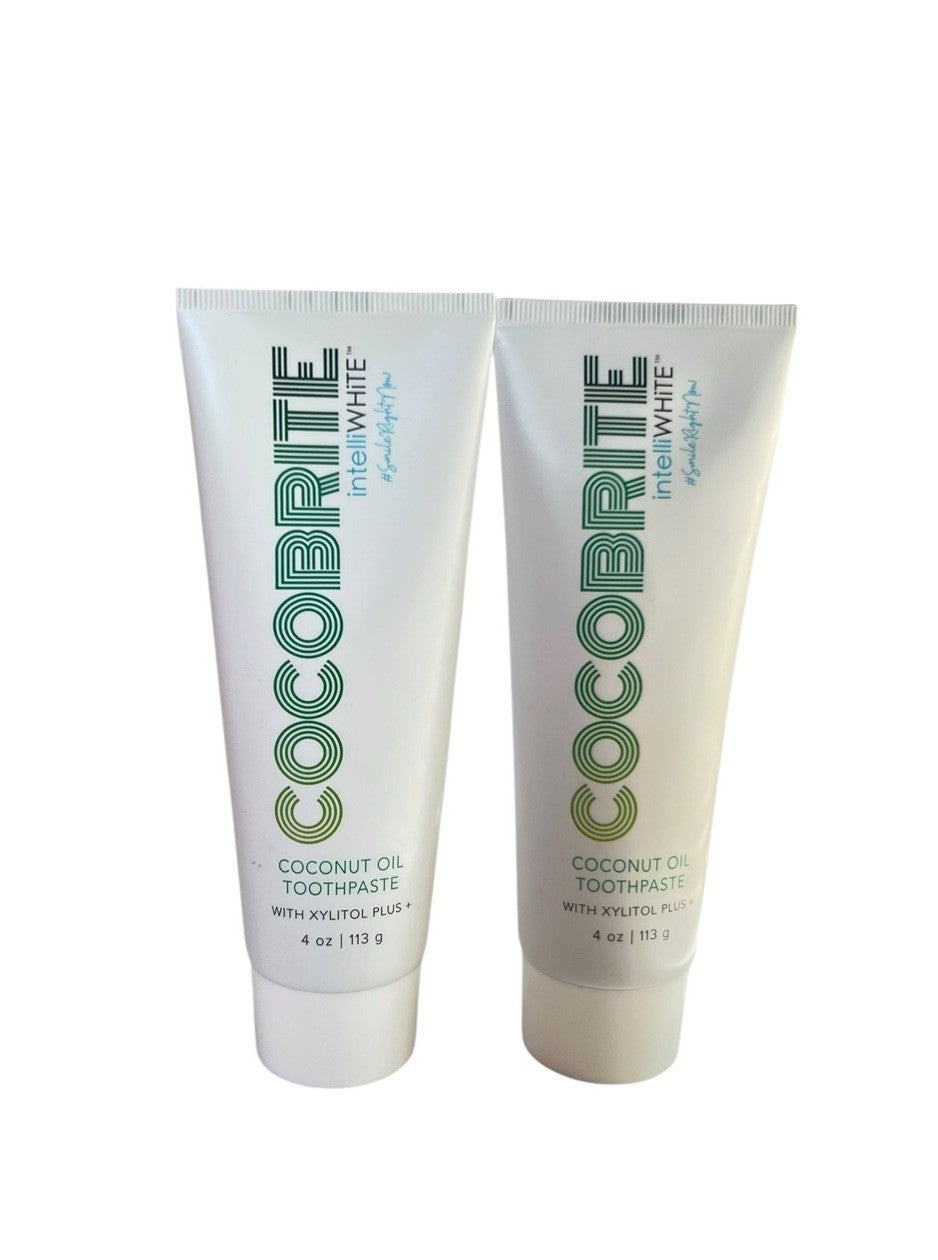 Cocobrite Coconut Oil Toothpaste with Xylitol - 4 Oz, Sealed Dental Care