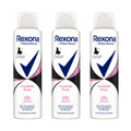 Rexona Invisible Pure Antiperspirant Spray 3 x 150ml - Long-Lasting Odor & Sweat Protection