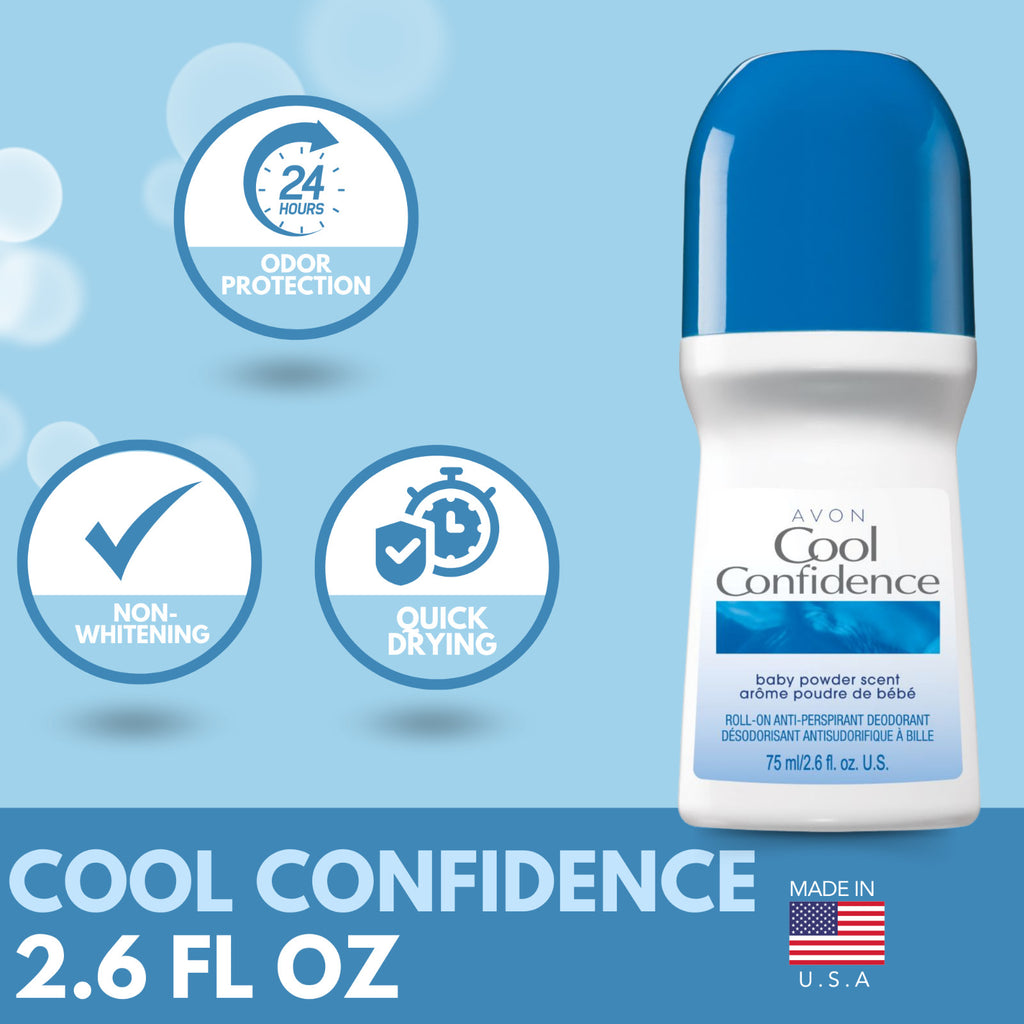 Antiperspirant Deodorant Roll-On for Men and Women - Long-Lasting Freshness 2.6 fl oz (6-Pack)