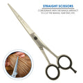 6.5-Inch Stainless Steel Barber Hair Cutting Shears for Men, Women & Pets