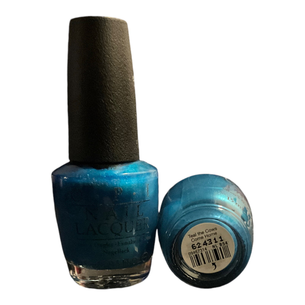 Deep Turquoise Nail Polish - Long-Lasting, Glossy, 0.5 Fl Oz