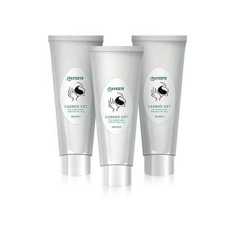 3PCS Carbon Peeling Gel for Deep Cleansing Facial Skin Care Black Mask