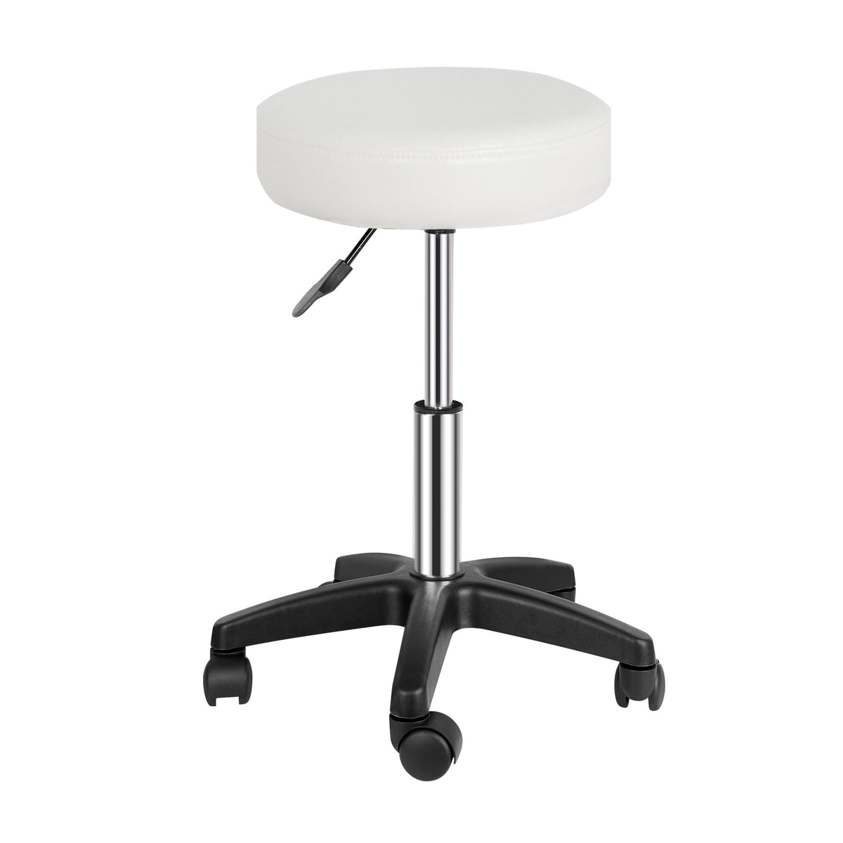 Adjustable Hydraulic Swivel Salon Stool Chair PU Leather Seat for Beauty & Tattoo