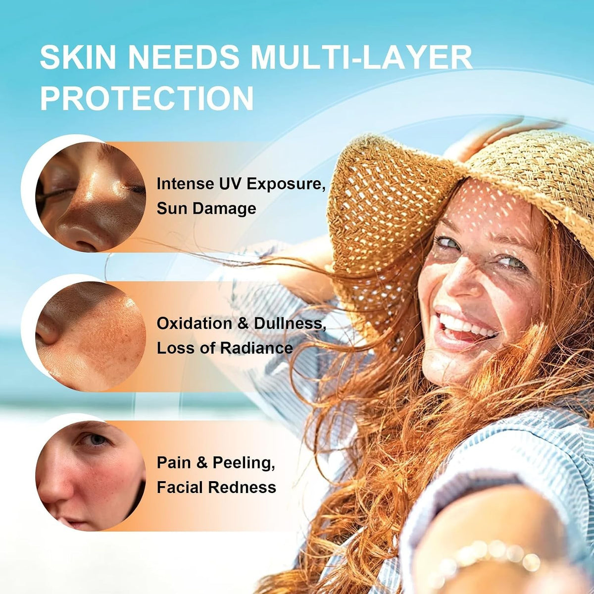Tinted Sunscreen SPF 60 & Primer for All Skin Types - Hydrating & Pore-Blurring