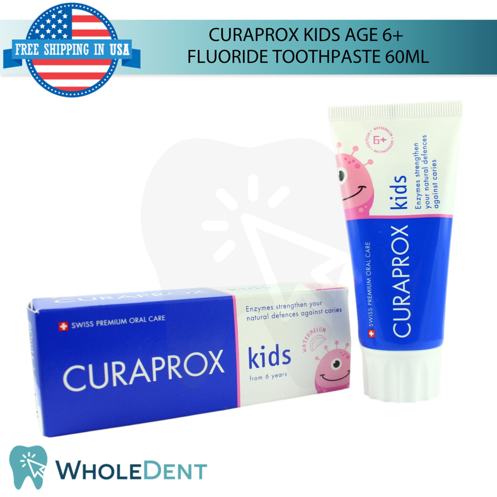 Kids Fluoride Toothpaste 60ml - Plaque Control & Enamel Protection