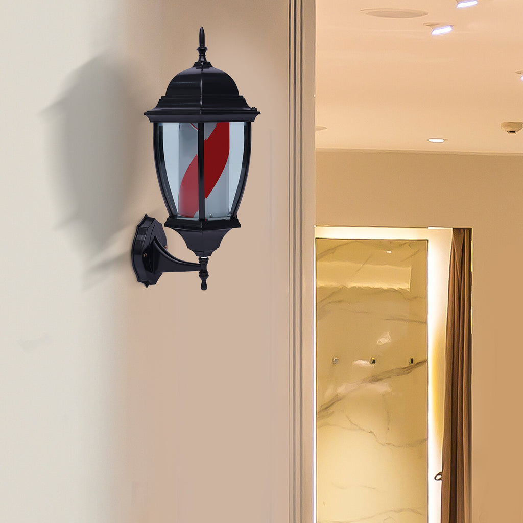 20 Inch LED Barber Pole Sign for Hair Salons & Barbershops - Waterproof Spiral Light