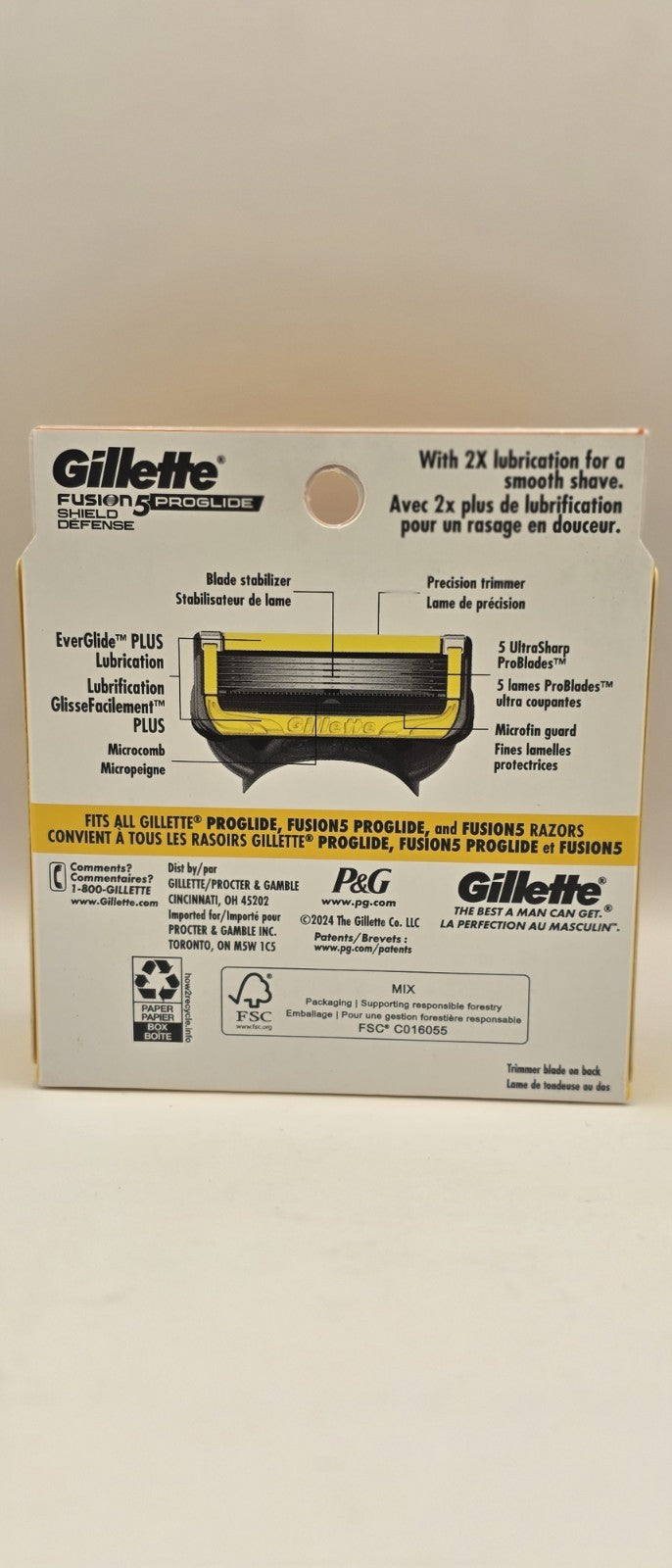 Gillette Fusion5 ProShield Men's Razor Blade Refills - 8 Pack
