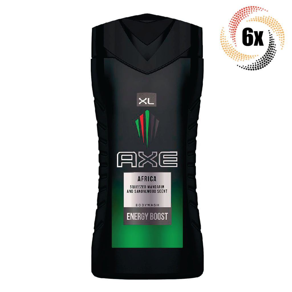 Men's Body Wash with Squeezed Mandarin & Sandalwood - 6 Pack, 400ml