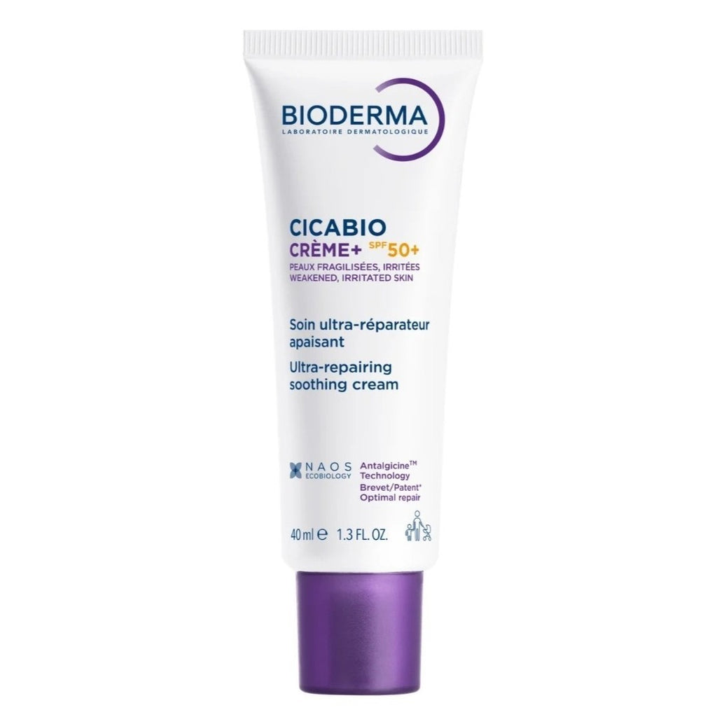 Bioderma Cicabio Cream SPF 50+ for Face and Body 40ml - Skin Repair & Scar Prevention