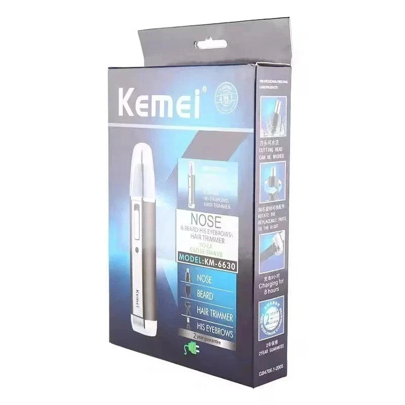 Water-Resistant Nose Ear & Eyebrow Trimmer Men's & Women's Grooming Kit
