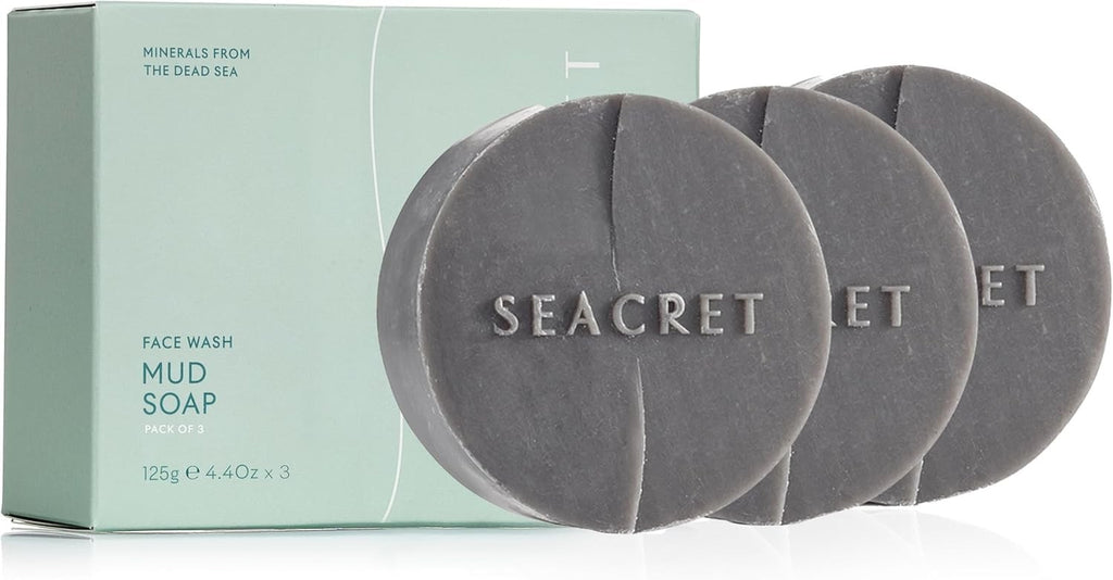Dead Sea Mud Soap Bar for Face & Body - Deep Pore Cleansing, 13.2 oz