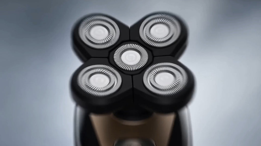 5-in-1 Rotary Electric Shaver & Grooming Kit Waterproof Rechargeable