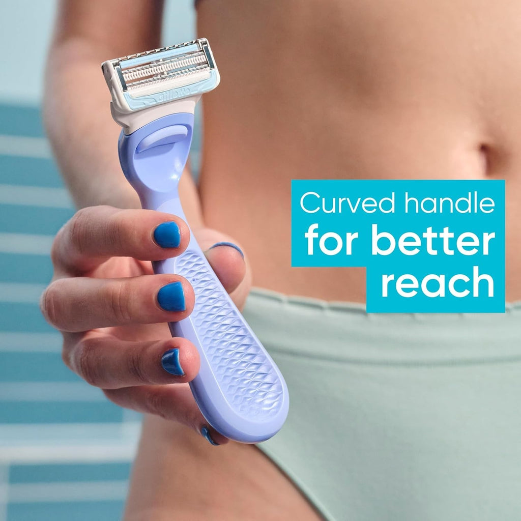 Gillette Venus Bikini Razor Set with 4 Cartridges for Women - Smooth Shave