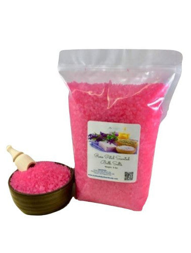 4lb Natural Bath Salts with 150 Scents & 20 Colors – Mineral Rich Bath Soaks