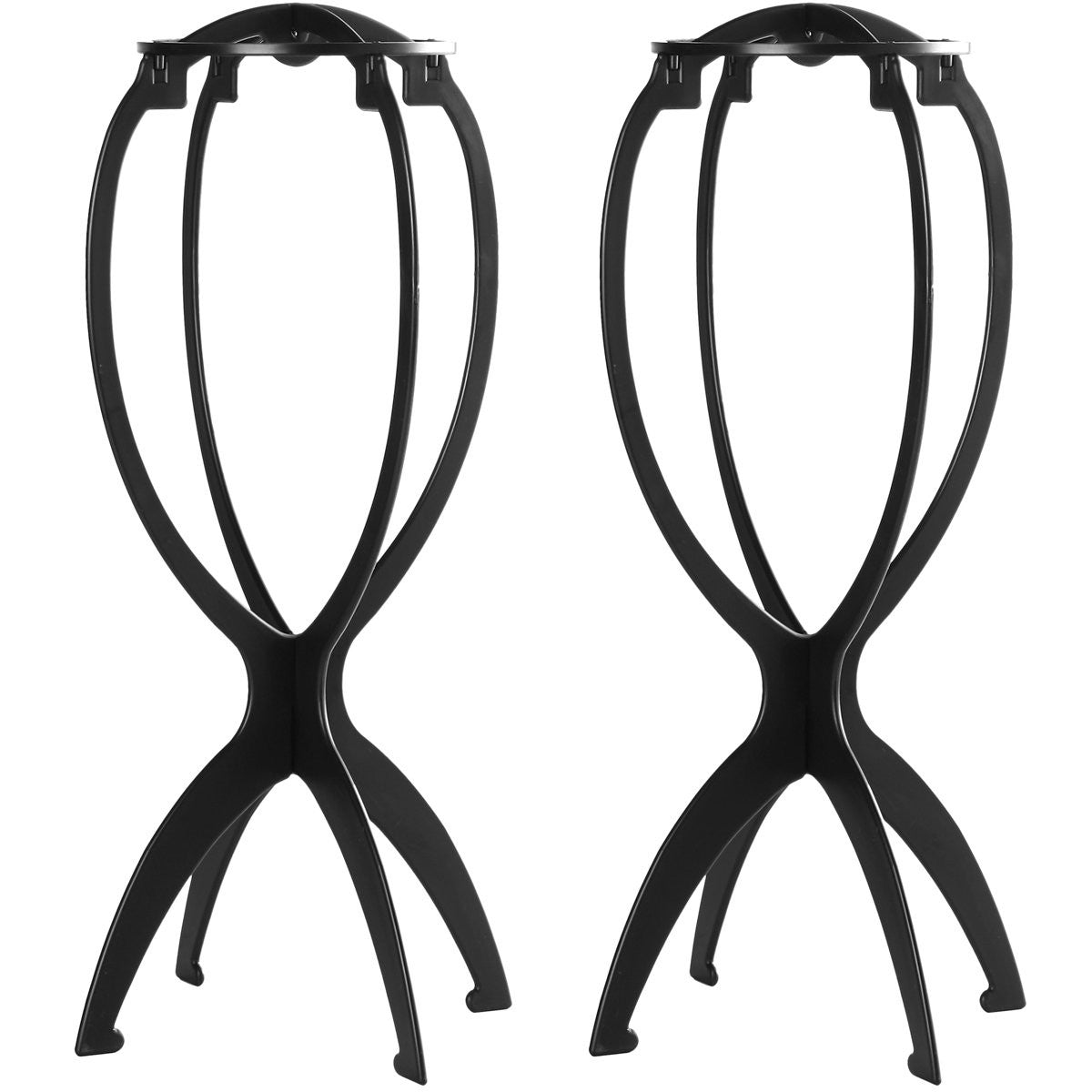 Travel Foldable Wig Holder Stand for Short Wigs - Portable & Durable
