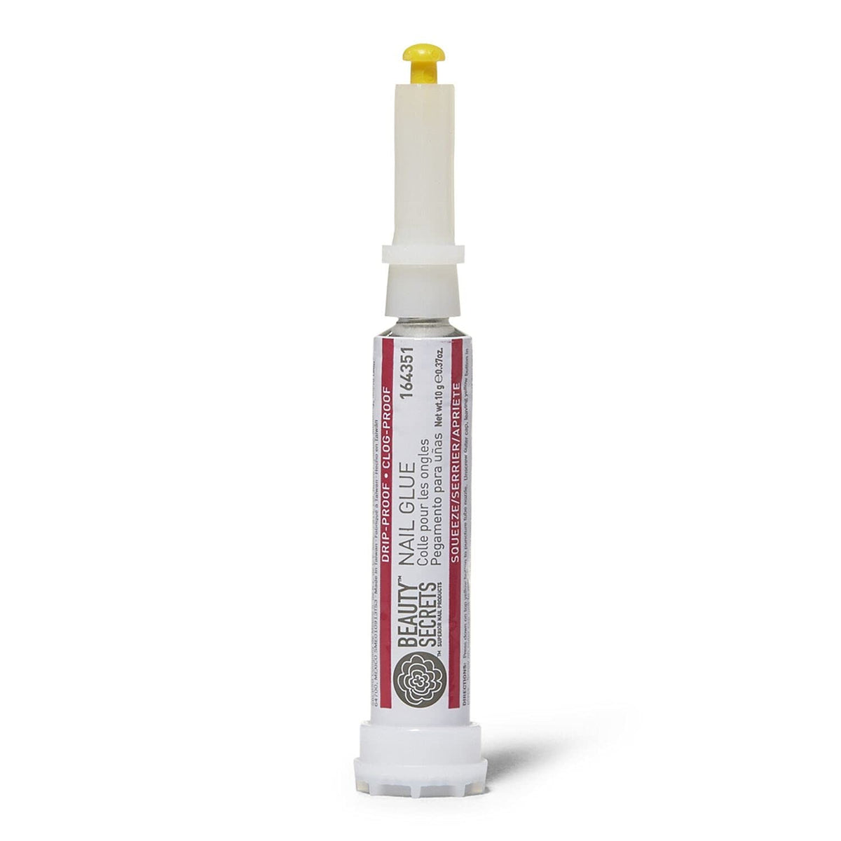 Drip & Clog Proof Nail Glue for Manicures - Strong Adhesive, Spill-Free