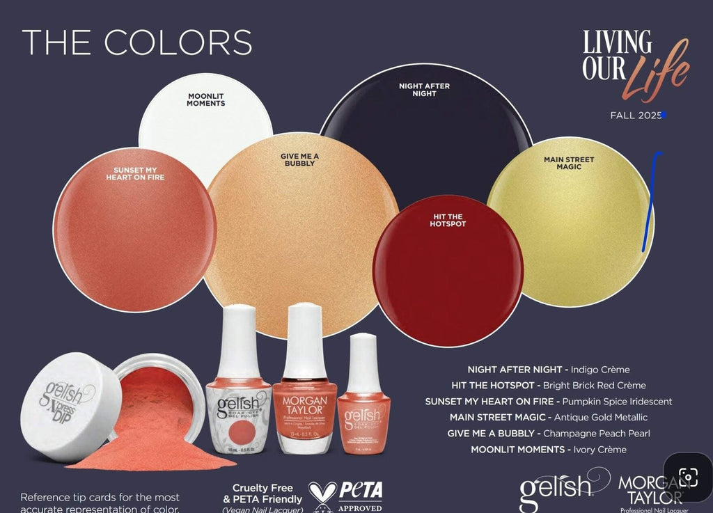 Dip Powder Nail Kit Sunset My Heart On Fire 43g - Gelish Xpress Dip