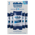 Gillette 6-in-1 Antiperspirant Gel Deodorant for Men - 3.8 oz, 5 Pack