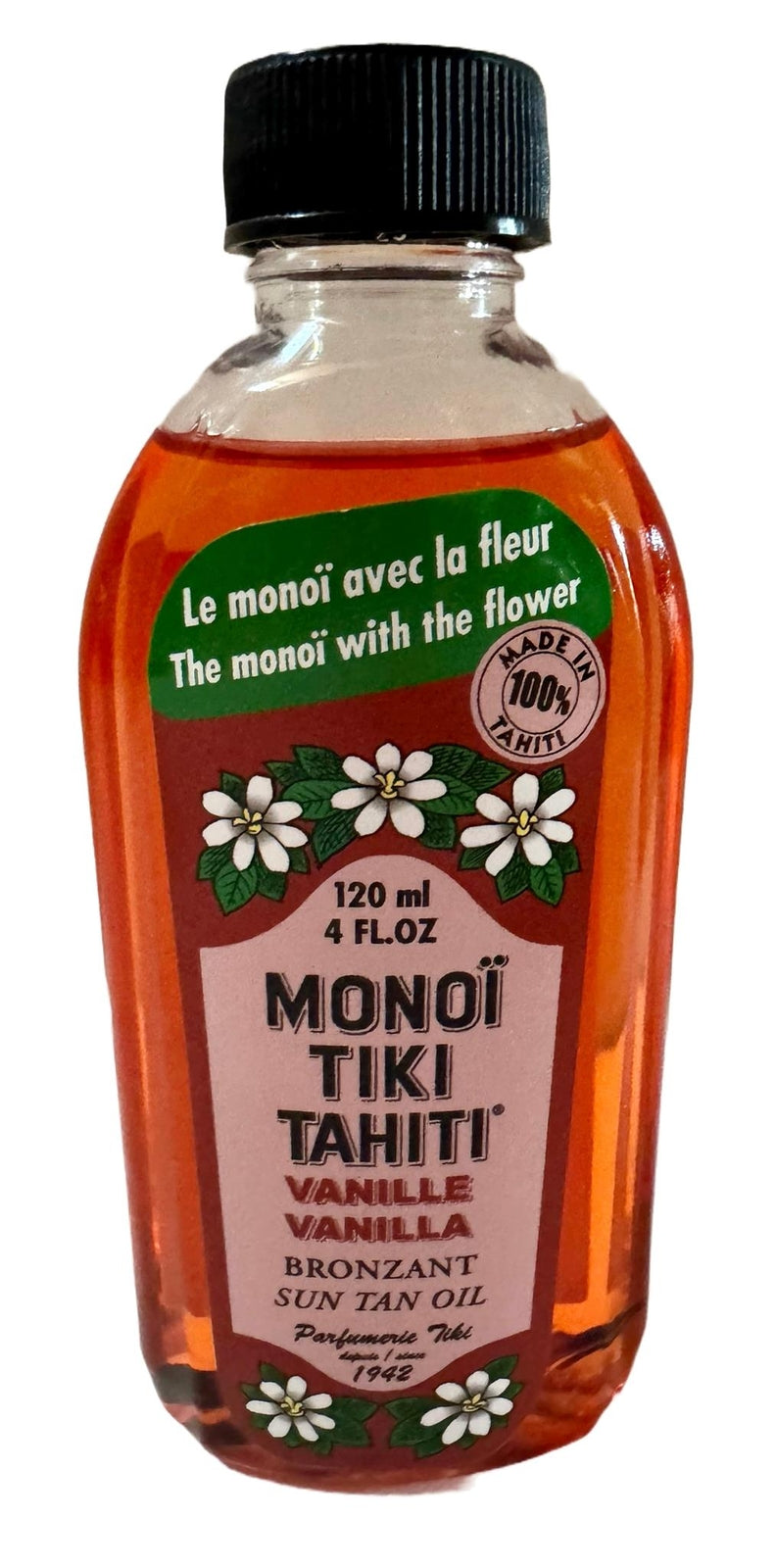 Tahitian Coconut Sun Tan Oil with Iodine - 4 Fl Oz